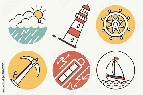 set of vector icons