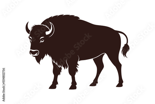 buffalo icon vector illustration on white background
