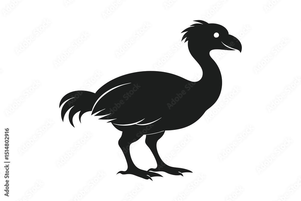 Fototapeta premium Dodo animal icon isolated on white background