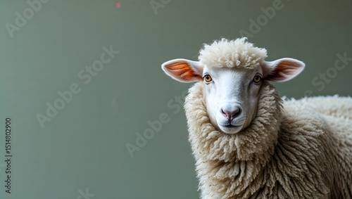 Cute Sheep Looking at the Camera
