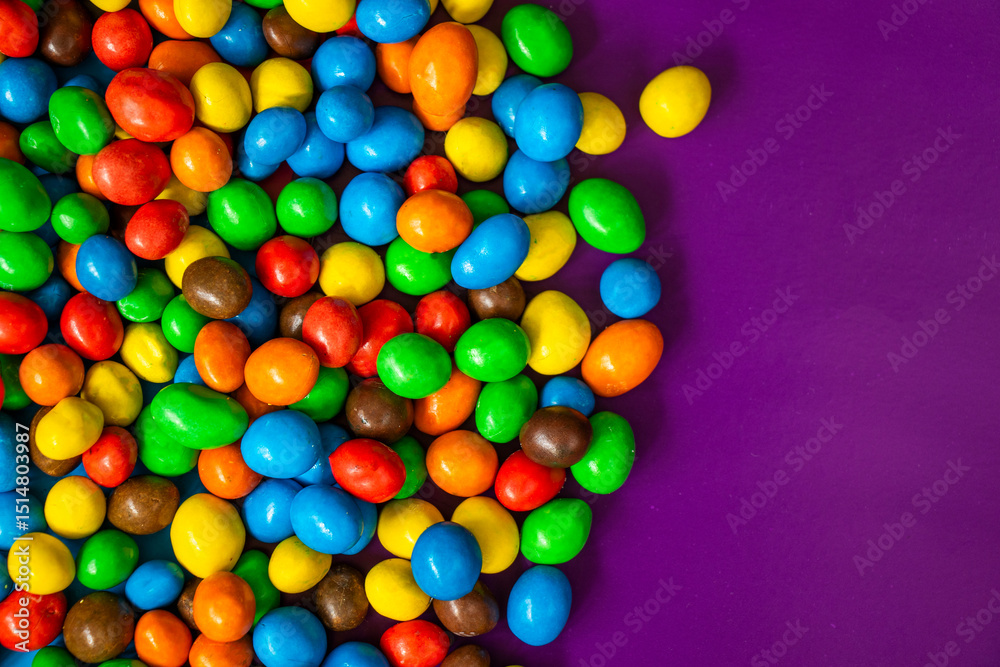 Obraz premium colorful sweet candy background