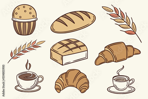 coffee and croissant