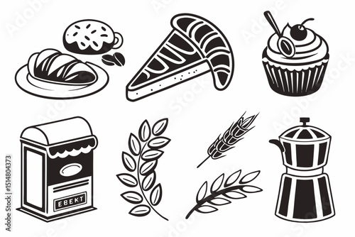 food icons set