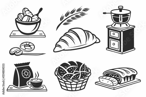 coffee icon set