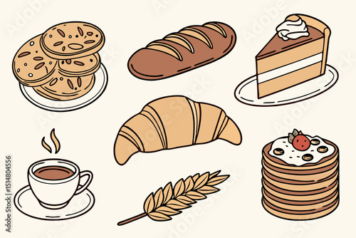 coffee and croissant