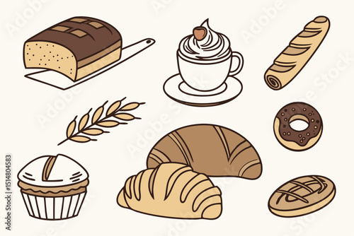 coffee and croissant