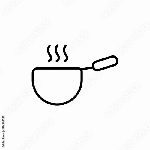 Hot coffee cup icon vector sign
