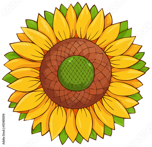Bright Blossom Illustration