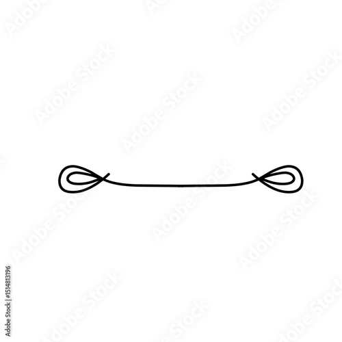 openwork divider handdrawn