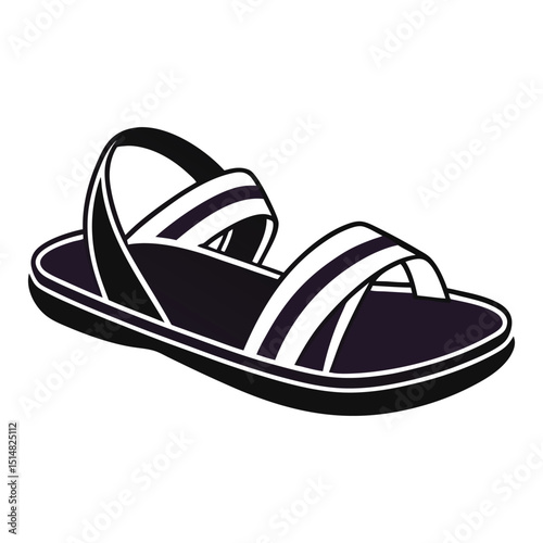 White sole sandal and elegant pink slipper fashion accessories