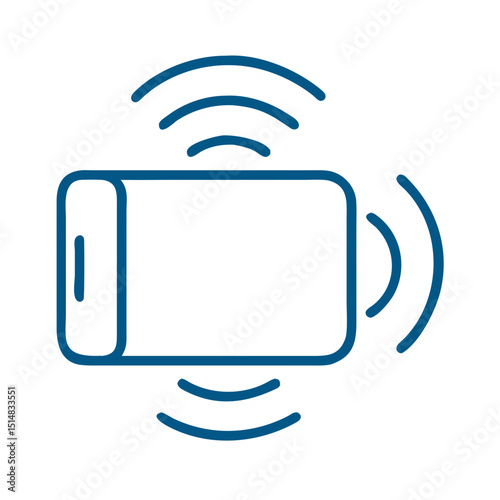 Smart ring emitting wireless signals in minimalist design  