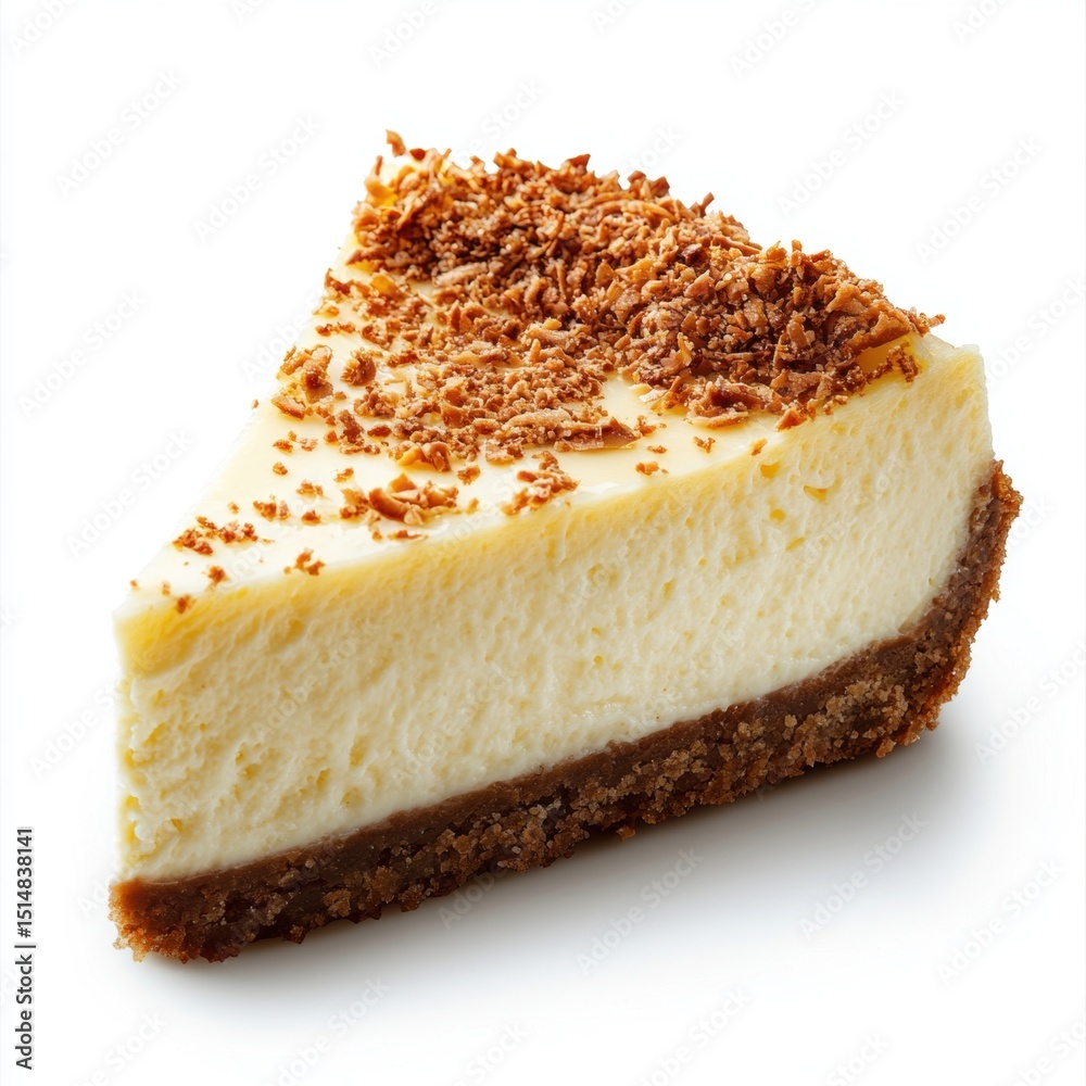 Delicious creamy cheesecake slice with chocolate crumble topping and a rich chocolate crust perfect for dessert lovers and special occasions Delicious creamy cheesecake slice with chocolate crumble topping and a rich chocolate crust perfect for dessert lovers and special occasions