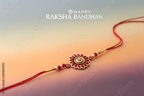Happy Raksha Bandhan Indian festival celebration cultural background