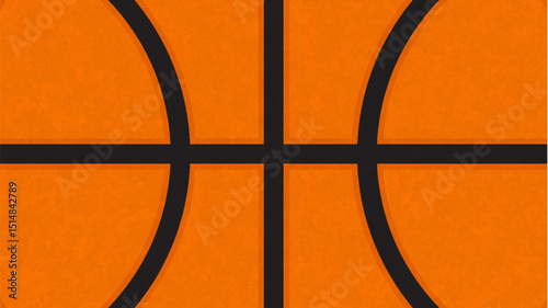 Orange basketball banner background, basketball texture