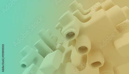 Fototapeta Naklejka Na Ścianę i Meble -  3d Abstract Design