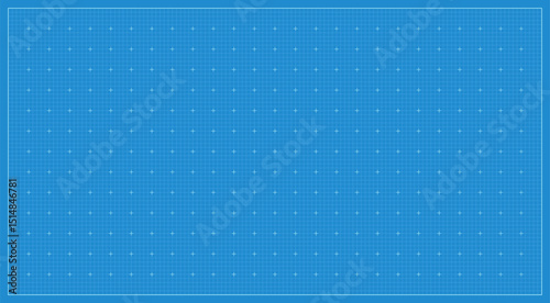 Blueprint background vector illustration. Blue lined architecture backdrop.