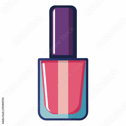 nail polish on white background