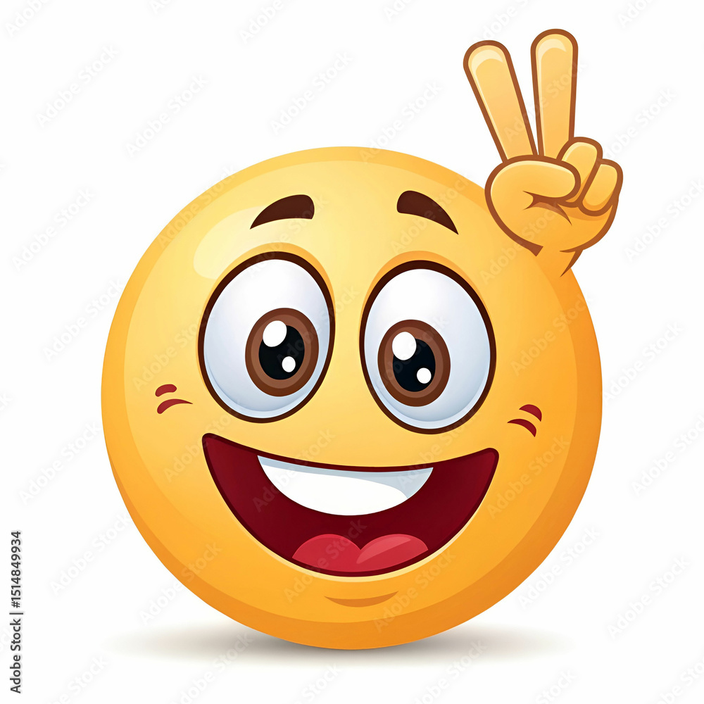 Fototapeta premium all right emoji illustration