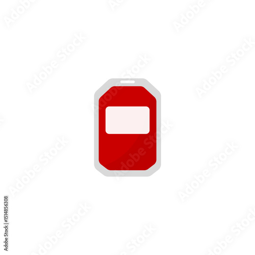 Medical blood bag vector illustration 