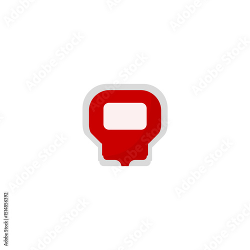 Medical blood bag vector illustration 