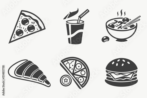food icons set