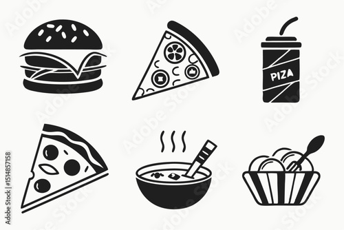 food icons set