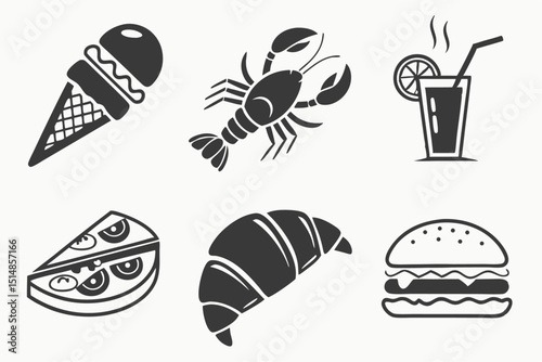 fast food icons