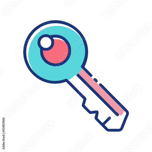 Key Icon Illustration Vector