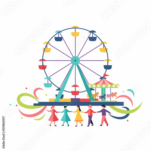 Carnival Celebration Ferris Wheel