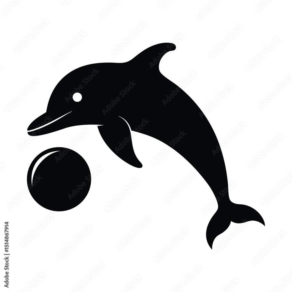 Obraz premium dolphin vector illustration