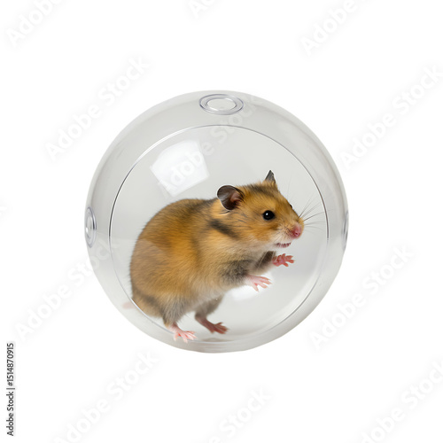 Hamster in Ball: Pet Rodent Exercise Ball
