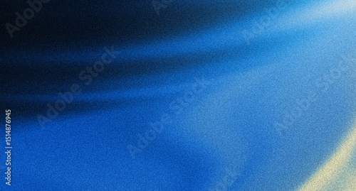 Abstract background grainy texture. Blue gradient mix horizontal background. Modern blue backdrop.