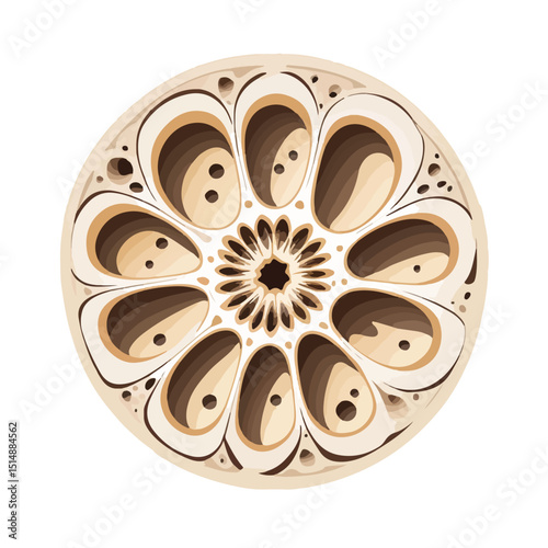 Lotus Root Icon 