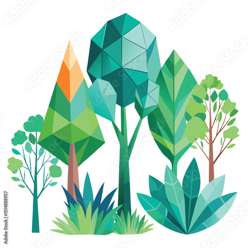 vector illustration of a tree