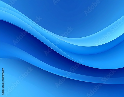 Abstract blue wavy background (3)