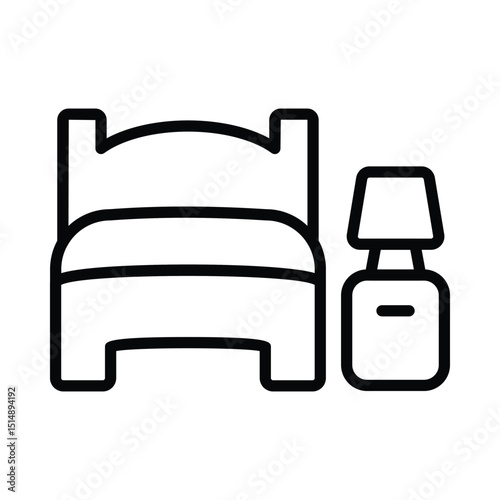 Hotel Outline icons pack