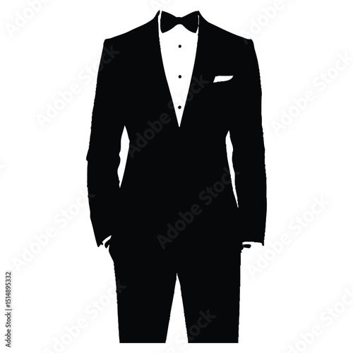 Stylish Woman Shopping Silhouette - Fashionable Retail Therapy Vector Illustration