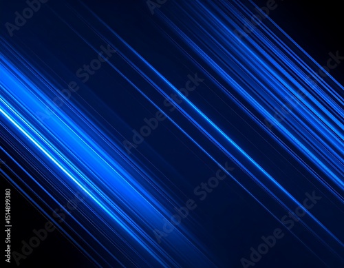 Abstract diagonal blue light streaks (2)