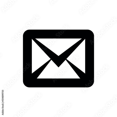 Email / Mail Icon, A classic envelope icon representing email, messaging, or communication, commonly used for contact or inbox buttons.