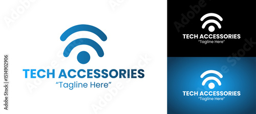 Sleek and Professional Logo for Tech Accessories Business Branding