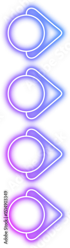 Neon Bullet Point