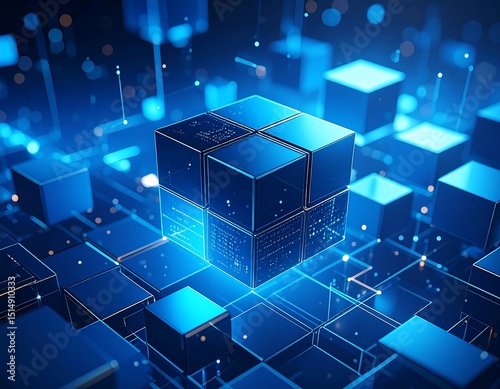 Abstract digital cubes (1)
