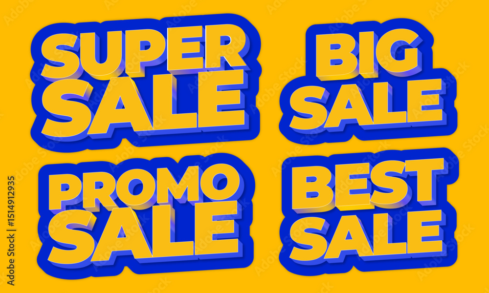 Fototapeta premium Label Promotion Sticker Sale Design