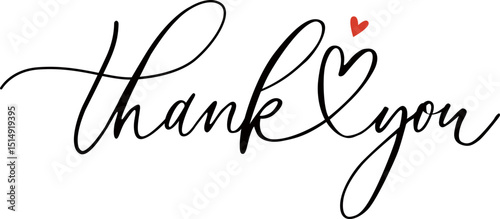 thank you - vector illustration of a sketch of a hand