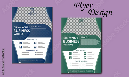 flyer design business flyer template design. marketing, business proposal, promotion, advertise, publication, cover page. .Corporate business flyer template.