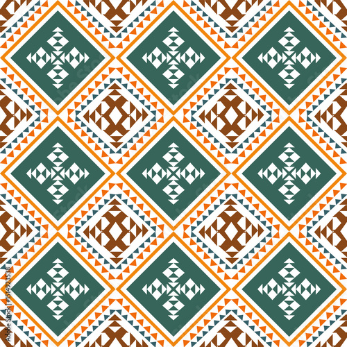seamless geometric pattern with geometric elements