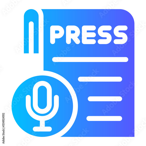 Digital PR — press release icon with a globe icon	