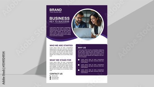Business or Corporate flyer design template