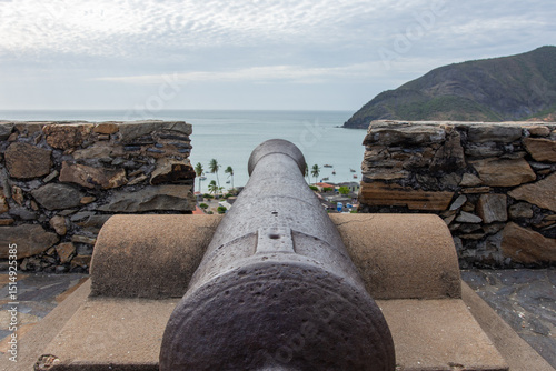 Fortin de La Galera Fort in Juan Griego,  Margarita Island. Fort built in the 17th century