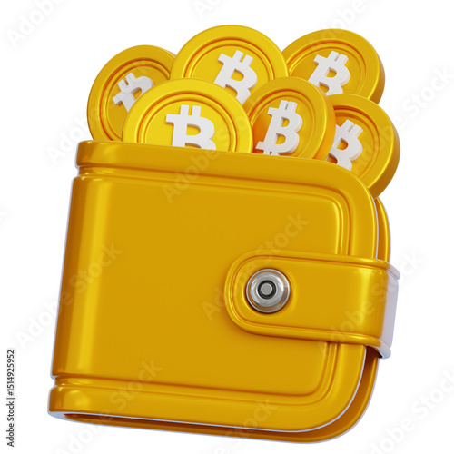 Bitcoin Icon 3D